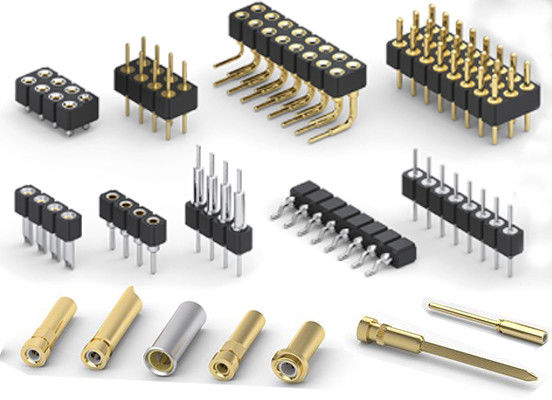 2.0mm Machined Round Female Pin Header Connector Dual Row PCB H2.8mm 7.4mm