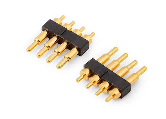 2.54mm Pitch Pogo Pin Connectors Spring Loaded H7.75mm For Pcb Interconnection