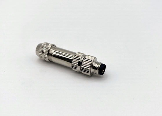 M8 IP67 Circular Connector Male Shield Plug 3 4 5 6 8 Pin Assembly Type Connector