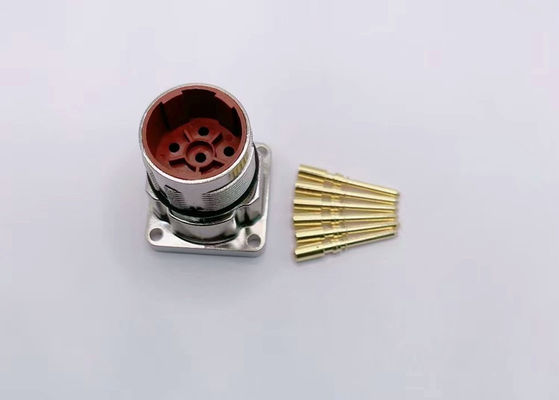 M23 Power Circular Wire Connector 6 Pin Servo Encoder Female Male Crimp Wire Plug