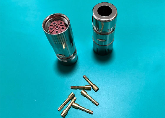 M23 Power Circular Wire Connector 6 Pin Servo Encoder Female Male Crimp Wire Plug