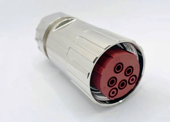 Circular M40 Power Connector 6 Pin Servo Encoder Female Crimp Wire Plug