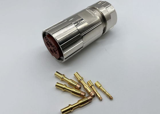 Circular M40 Power Connector 6 Pin Servo Encoder Female Crimp Wire Plug