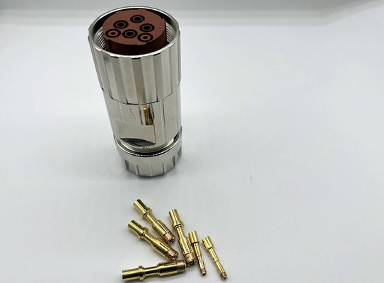 Circular M40 Power Connector 6 Pin Servo Encoder Female Crimp Wire Plug