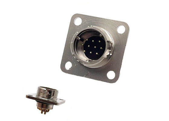 2 Pin 10 Pin Circular Wire Connector Servo Encoder Male Soldering Termination