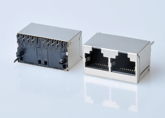 8p8c RJ45 Jack Connector PCB Mount For Network Socket Internet Modular Copper Alloy