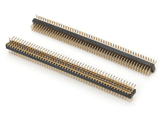 1.27mm 2.0mm 2.54mm Round Pin Header PCB Connector Machined Pin Header SMT Type