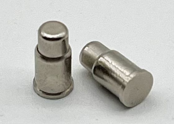 Brass Pogo Pin Connector 1A Rated Current Precision Machined Through Hole Pogo Pins