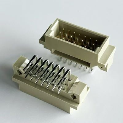 2.54mm Din 41612 Connector 21 Position Right Angle Male 3x7Pin Eurocard Connector