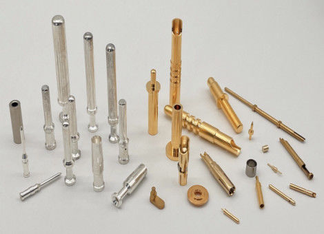 CNC Machined Contact Pin Brass Fitting Brass Plug Pin Electrical Round Pin 10.0mm