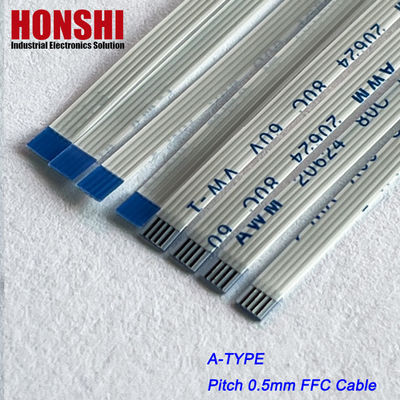 Flat Flex Connectors AWM 20624 0.5mm Pitch 4 Pin Flexible Flat Ribbon Cable Assembly