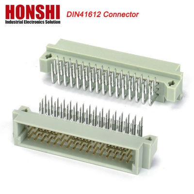 Euro Din 41612 Connector 3 Rows Plug Header Male Eurocard Connectors 48 Pin Right Angle
