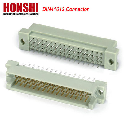 Euro Din 41612 Connector 3 Rows Plug Header Male Eurocard Connectors 48 Pin Right Angle