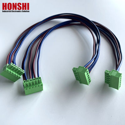 3.5mm Female Pluggable Terminal Block Wire And Cables Assembly Manufacturer Wiring Harness