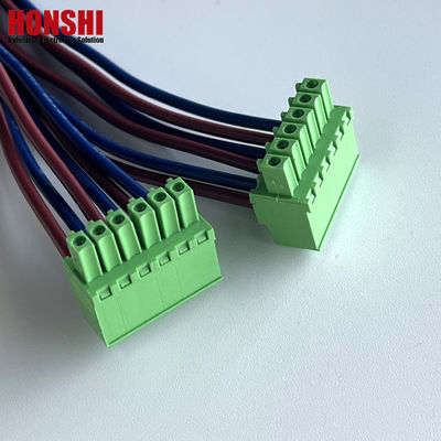 3.5mm Female Pluggable Terminal Block Wire And Cables Assembly Manufacturer Wiring Harness
