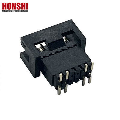 1.27mm Pitch H5.7mm SMT Brass Gold Plated Male Box Header PCB Connector