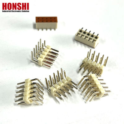 2.54mm Pin Header Dual Row 4 6 10 20 40P Male Header Connector PCB Pin Strip White Option