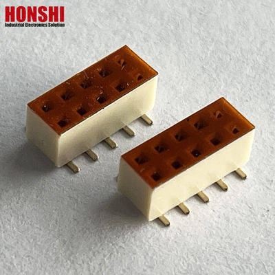 2.54mm Pin Header Dual Row 4 6 10 20 40P Male Header Connector PCB Pin Strip White Option