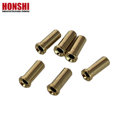 Custom Brass Terminal Pin For Plug CNC Turning Lathe Pogo Pins Connector