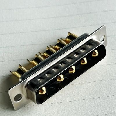 ISO9001 5w5 Dusb Pcb Male Dip Male Combo Dsub Rf Coaxial 9w4 Power 7w2 High Current D Sub Db 8w8 40a Connector
