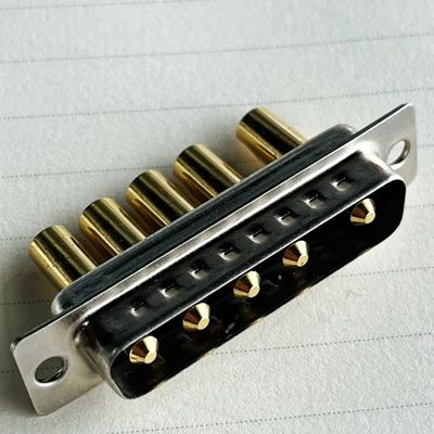 ISO9001 5w5 Dusb Pcb Male Dip Male Combo Dsub Rf Coaxial 9w4 Power 7w2 High Current D Sub Db 8w8 40a Connector