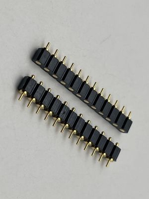SMT Type Pogo Pin Docking Connector 4pin 10pin 12pin Spring Loaded Contact With High Durability And Salt Fog Resistance