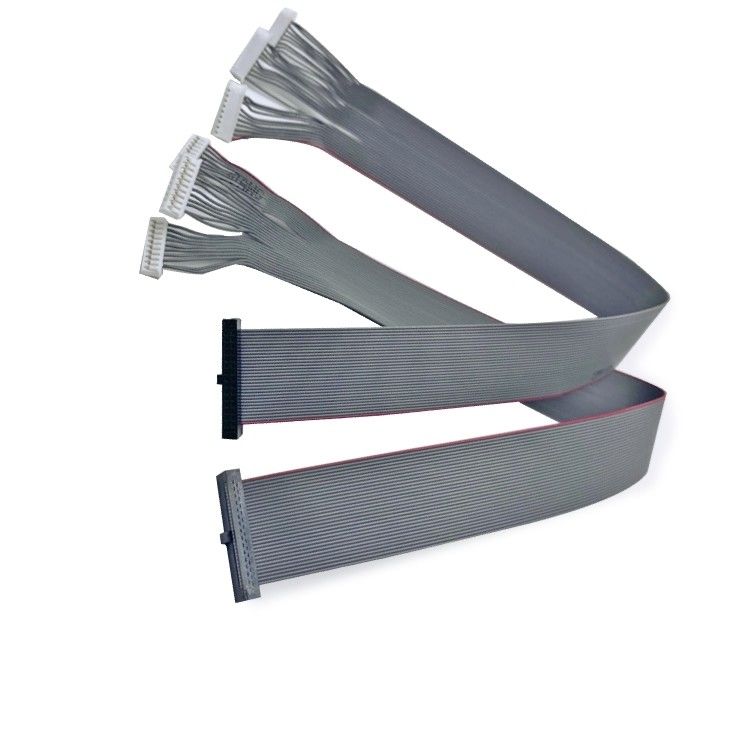 Automobile Flat 1.27mm Pitch Ribbon Cable IDC Connector To JST Wire Harness
