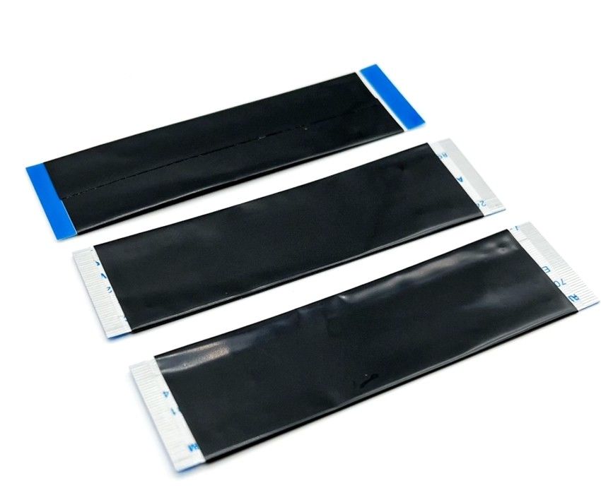 6 Pin Flat FFC Ribbon Cable 15cm Same Side Awm 20624 80c 60V Rated voltage