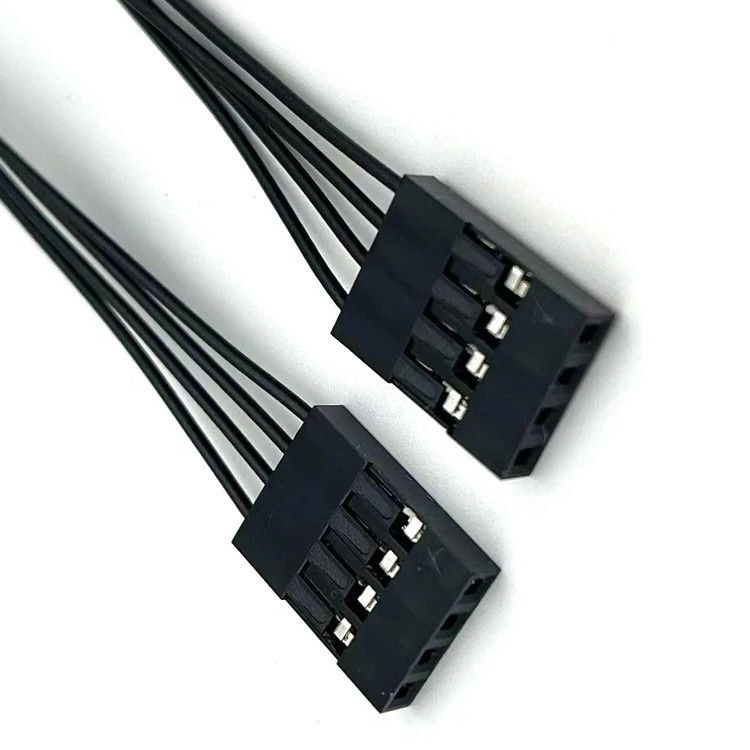 Customized Length Electrical Wire Harness Dupont 4 Pin To JST SH 1.0 4 Pin Connector