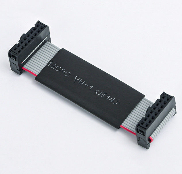 26 Pin 34 Pin Ribbon Cable Assembly IDC With 2.54mm IDC TO IDC Socket Black Tube
