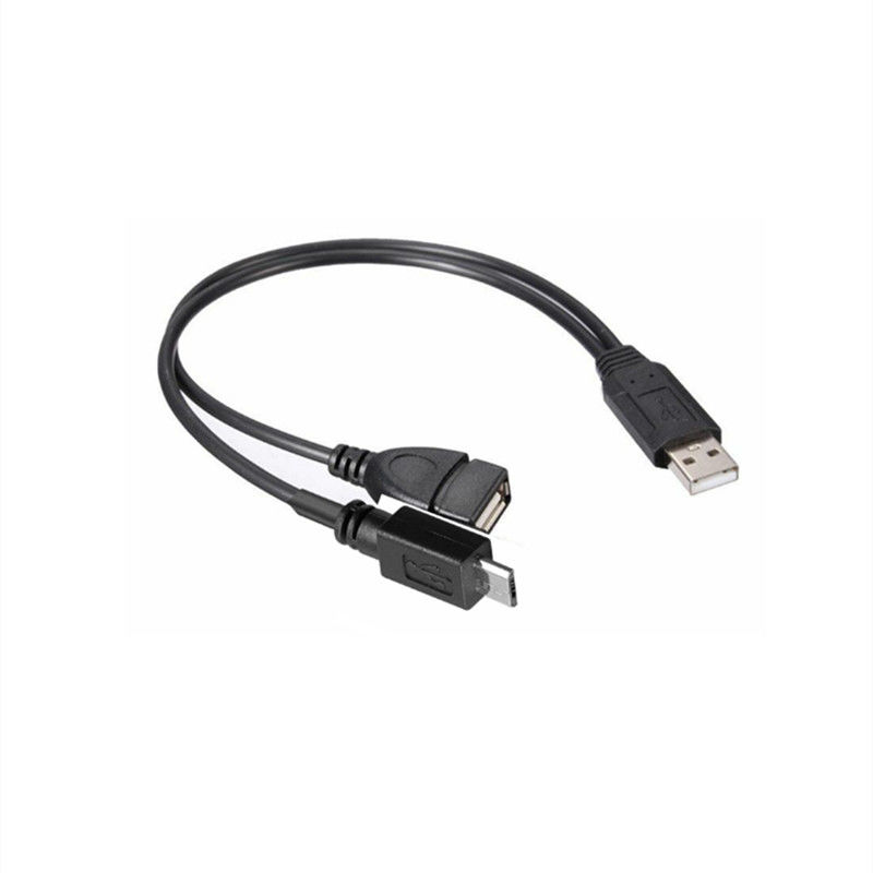 USB 2.0 Splitter A Male To Female Micro B USB C Cable Gold Plated For Mobile Phones