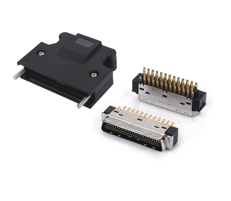 SCSI Connector 14 20 26 36 50pin Solder Male SCSI Connector With Screws Type