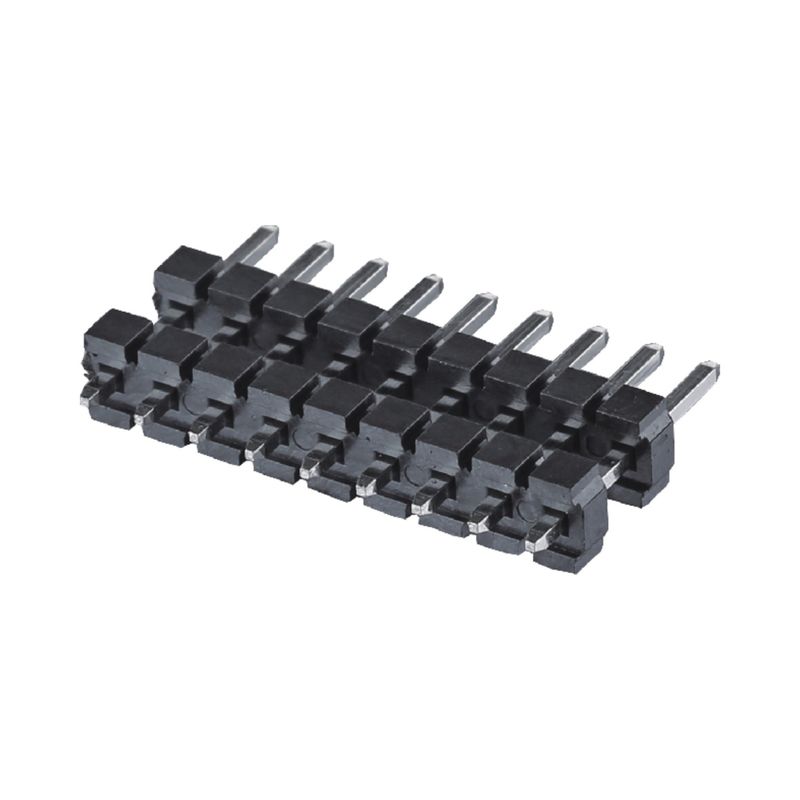 5.08mm Pitch Single Row Header Connector Straight Dip Type  2 - 20 Pin H2.5mm