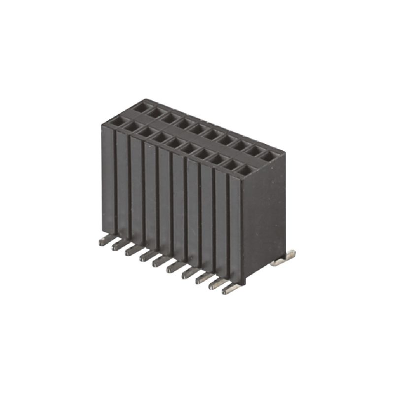 1.27x2.54mm H8.5mm Female Board To Board Power Connector SMT Type 100 pin Connector