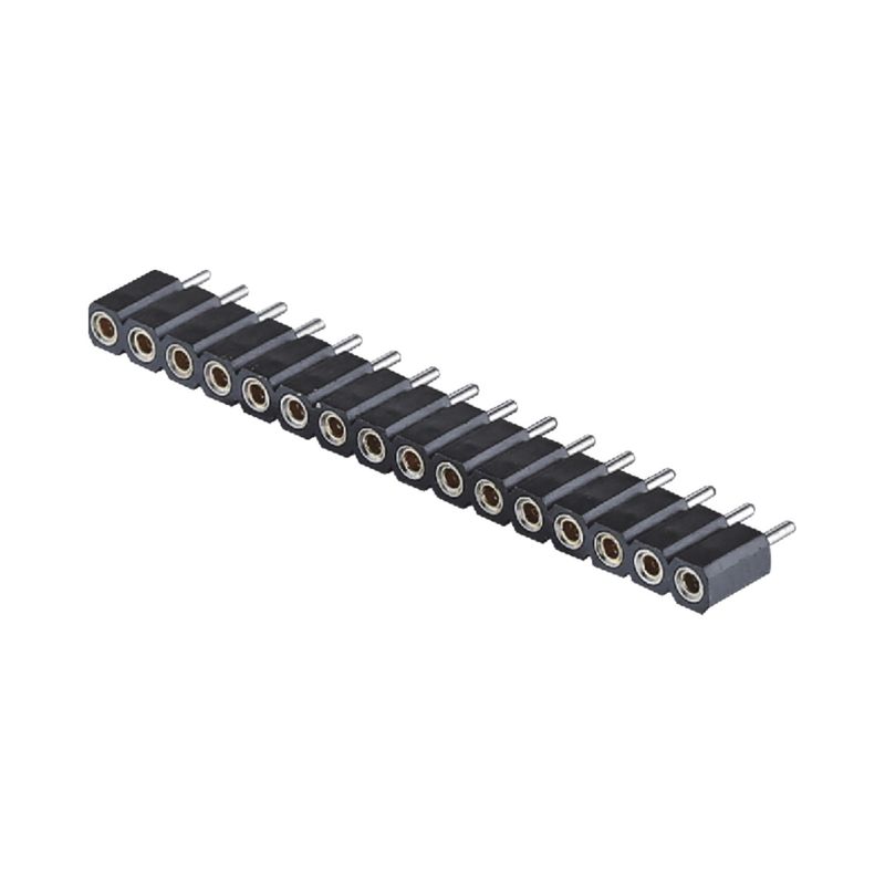 Machined Female Header 2.54mm H7.0mm Length 10.0mm Straight 1-40Pin PCB Connector