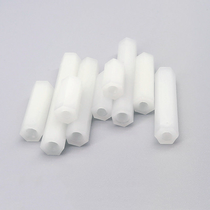PCB Mounting Hexagon Studs with Internal Thread M2.0 Standoff Plastic Spacers in Hexagon Design