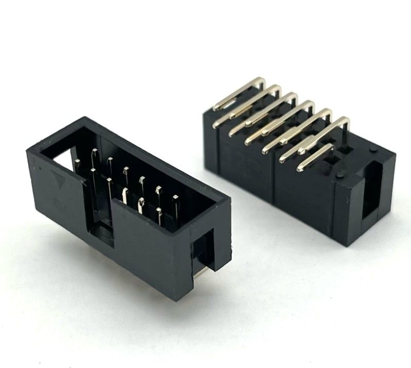 Right Angle Box Header Connector DIP PCB DC3 12 Pins Headers 2.54mm Pitch