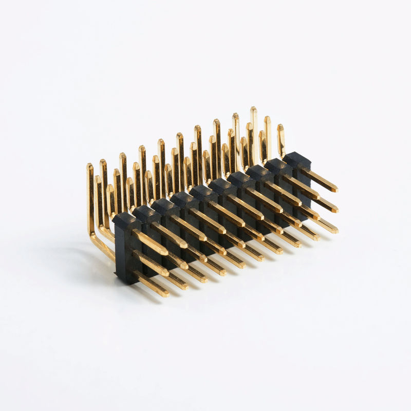 Gold Plated 2.0mm Board To Board Header Connector 3 - 120 Pin PCB Male Pin Connector