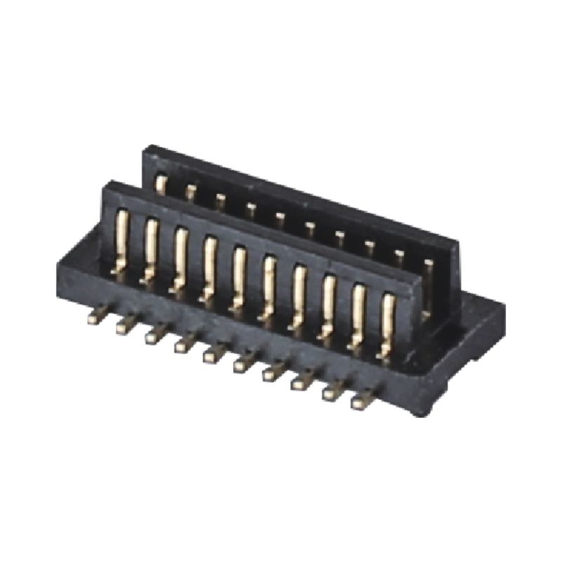 0.8mm Pitch BTB Connector 10 - 100 Pin High Speed Male Connector Phosphor Bronze