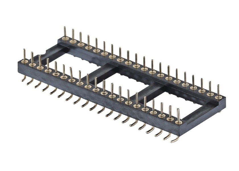 Machined Round Pin Header SMT Type PCB H3.0mm 6 Pin - 64 Pin IC Socket