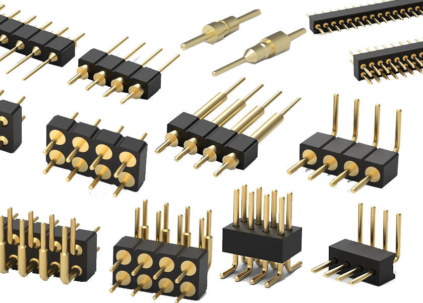 1.27mm 2.0mm 2.54mm Round Pin Header PCB Connector Machined Pin Header SMT Type