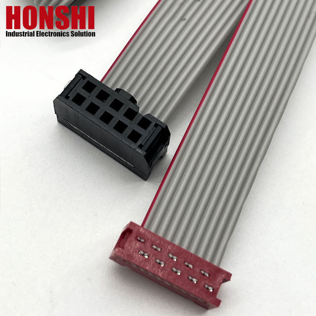 UL2651 Flat Cable with IDC Connector 8 10 20 30 34 36 40 64 Pin Ribbon IDC Cable