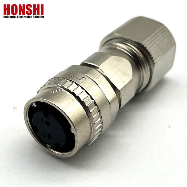 DDK CM10 Series 2Pin Circular Connectors Female Solder Type One Touch Locking Small Size