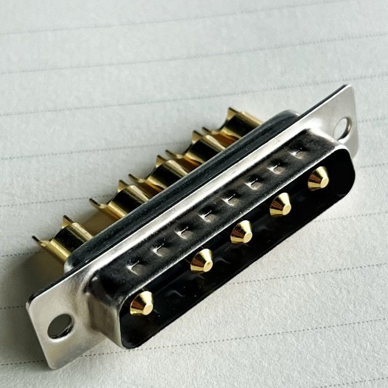 ISO9001 5w5 Dusb Pcb Male Dip Male Combo Dsub Rf Coaxial 9w4 Power 7w2 High Current D Sub Db 8w8 40a Connector