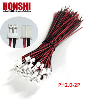 Custom Electrical Wiring Harness UL1007 24Awg JST PH2.0 Connector