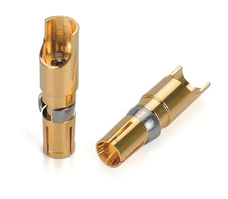 Customized CNC Brass Pins High Voltage EV Charging Contact Plug Female Pins