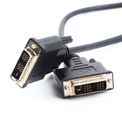 DVI 18 1 Male To Male HD Molded Cable Assembly OD6.0 For HDTV UL20276 30Awg
