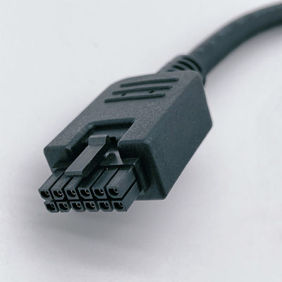 12 Pin Micro Fit 3.0 430251200 Overmolding Cable Assembly For Wire 24AWG UL Cable