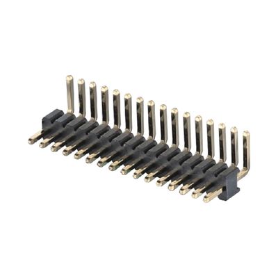 1.27mm Pitch Right Angle Board To Board Connector 2 - 50 Pin Brass Pin Header Connector