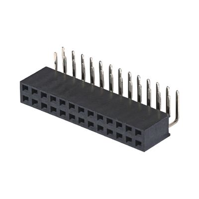 2.0mm H4.3 4.6mm Female Pin Header Connector Right Angle 90 Degree 2x2 2x40pin